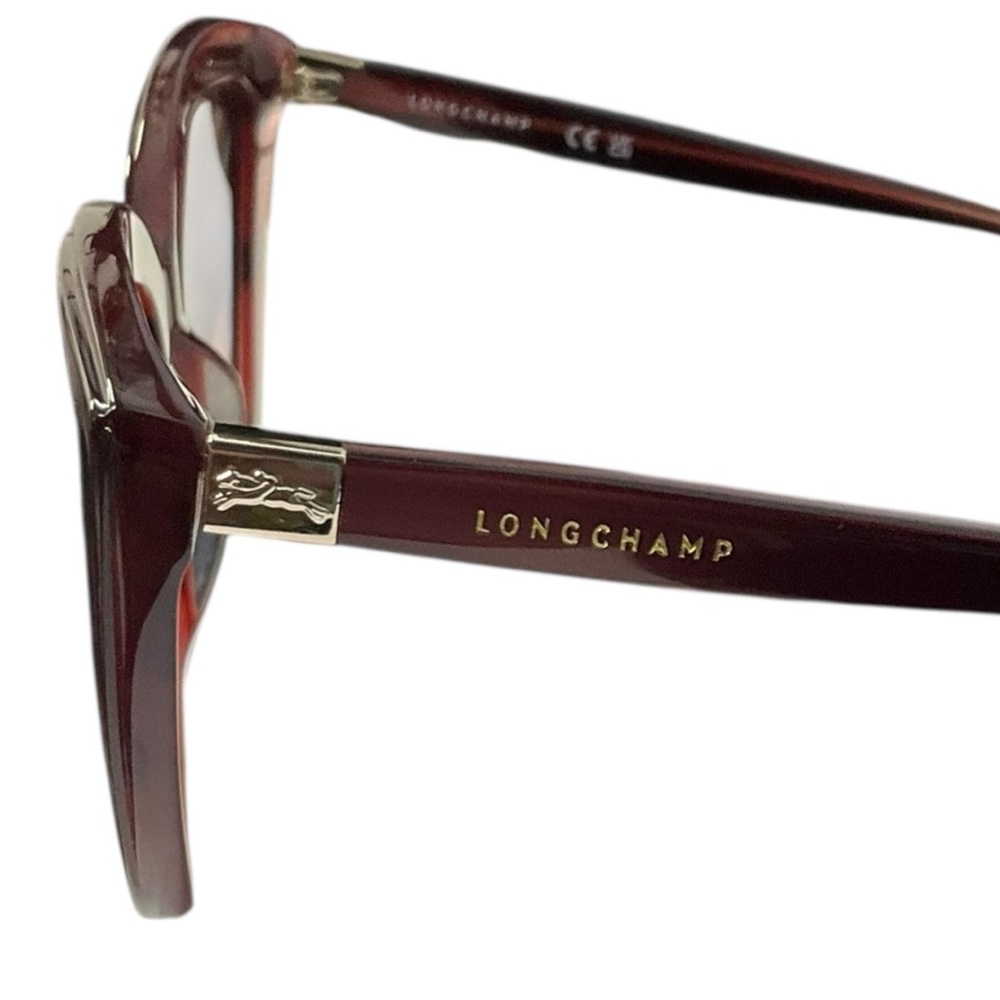 😎 Longchamp Cat-Eye Sunglasses Pink Acetate 🕶️ NIB‎ - Picture 5 of 8
